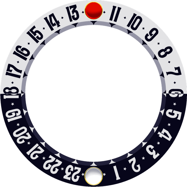 world clock rotating ring